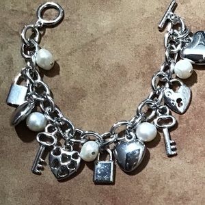 PACIFIC PEARLS NWOT AUTHENTIC FRESHWATER & RHODIUM SILVER BRACELET